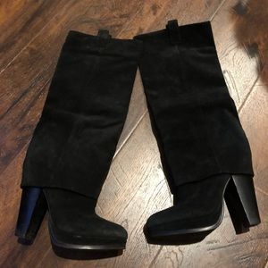 Ash eden black tall boots